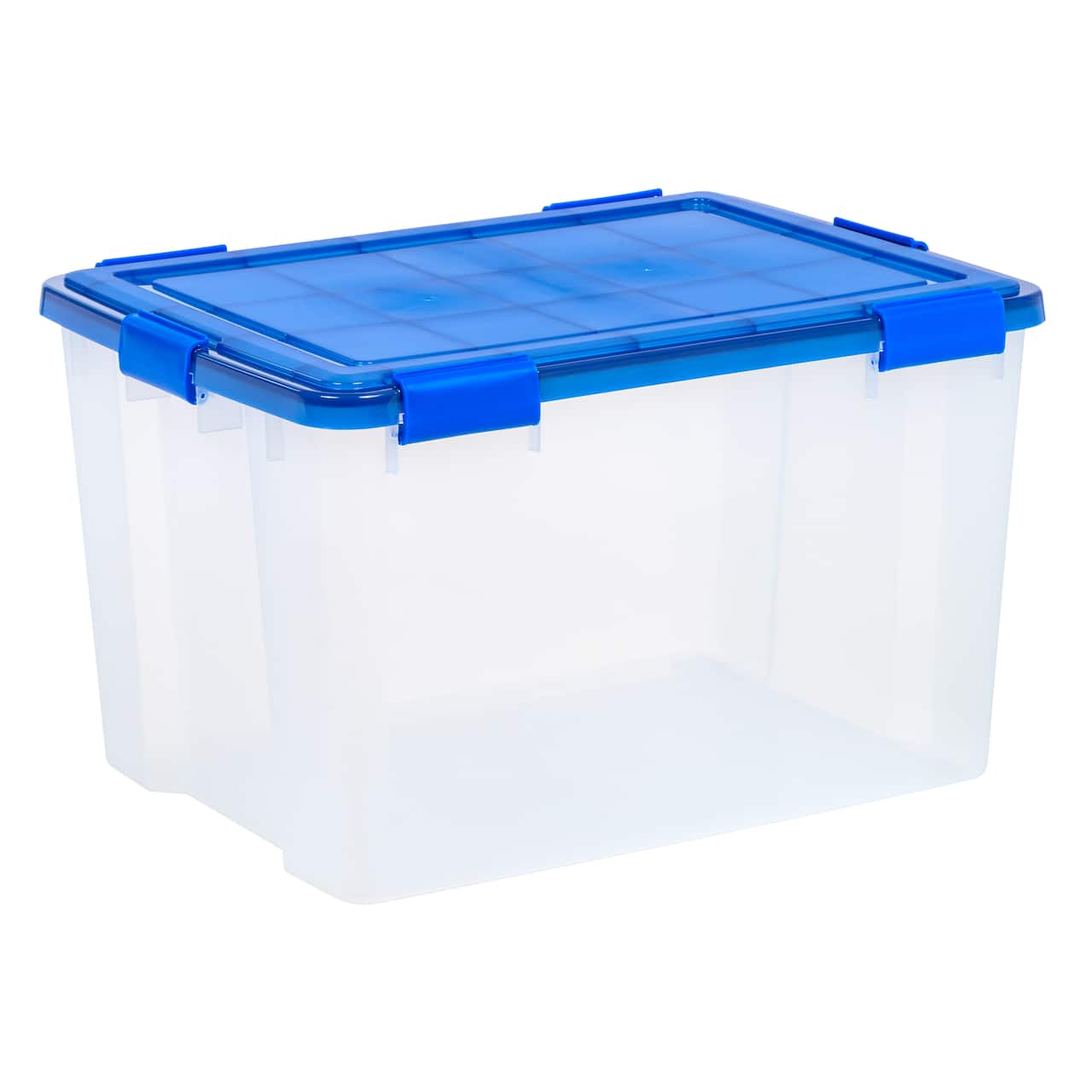 IRIS® Letter & Legal Size Element Resistant Clear File Box
